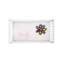 Flower Fuzzy Crib Sheet - NAMEBITZ