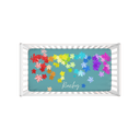 Colorful Leaves Fuzzy Crib Sheet - NAMEBITZ