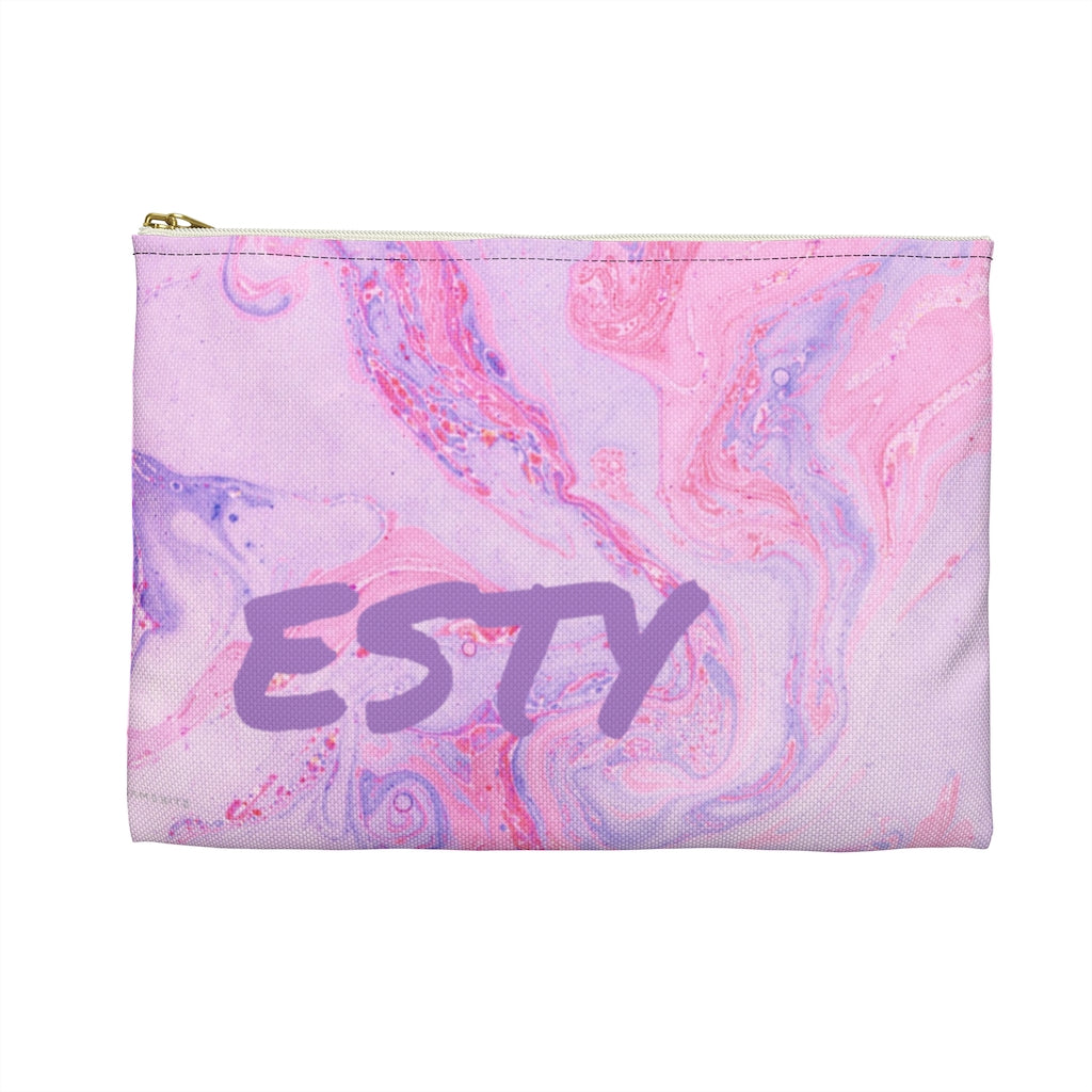Pink Marble Pencil Case - NAMEBITZ