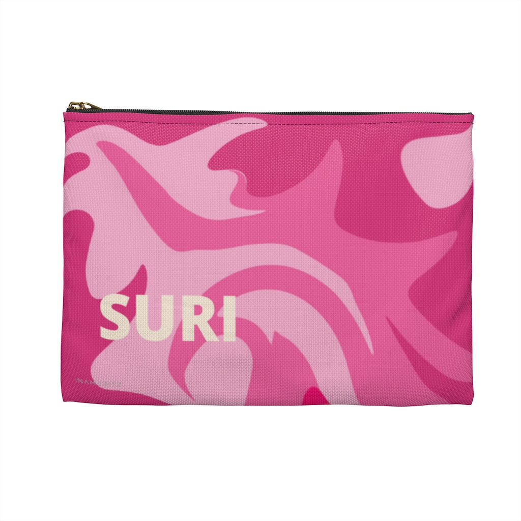 Pink Print Pencil Case - NAMEBITZ