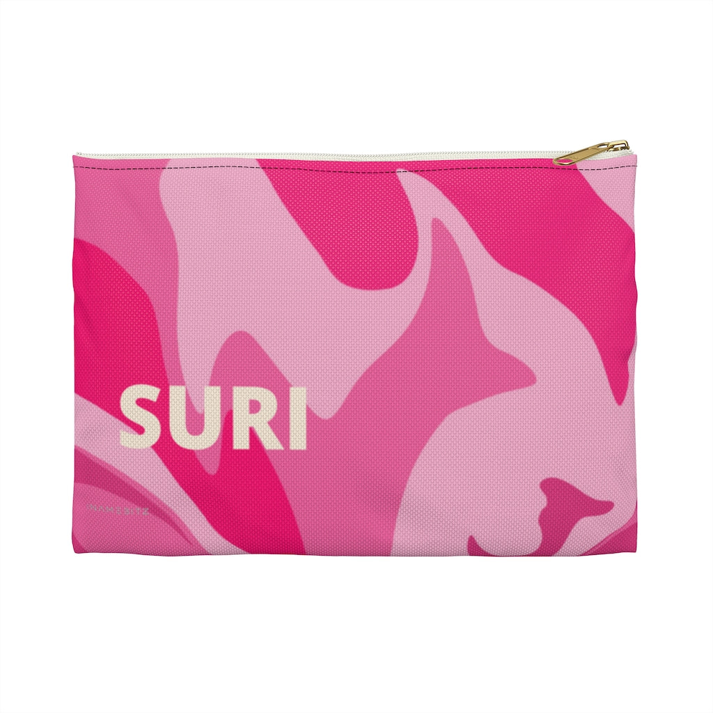 Pink Print Pencil Case - NAMEBITZ
