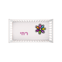 Flower Fuzzy Crib Sheet - NAMEBITZ