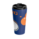 Circles Travel Mug in Blue - NAMEBITZ