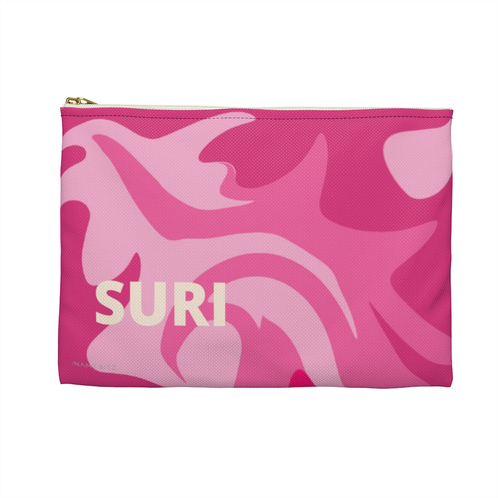 Pink Print Pencil Case - NAMEBITZ