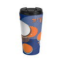 Circles Travel Mug in Blue - NAMEBITZ