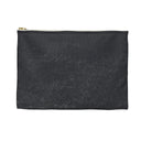 Grey Pencil Case with Chalk Letters, Vertical Print - NAMEBITZ