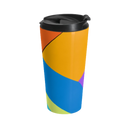 Colorful Geometric Travel Mug - NAMEBITZ