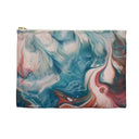 Blue and Pink Marble Pencil Case - NAMEBITZ