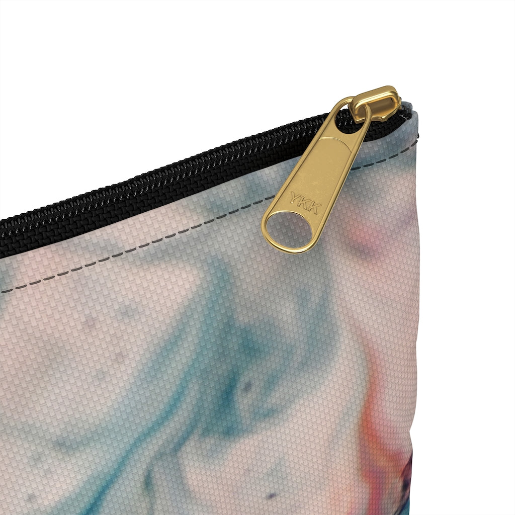 Blue and Pink Marble Pencil Case - NAMEBITZ