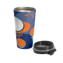 Circles Travel Mug in Blue - NAMEBITZ