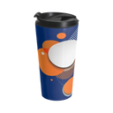 Circles Travel Mug in Blue - NAMEBITZ