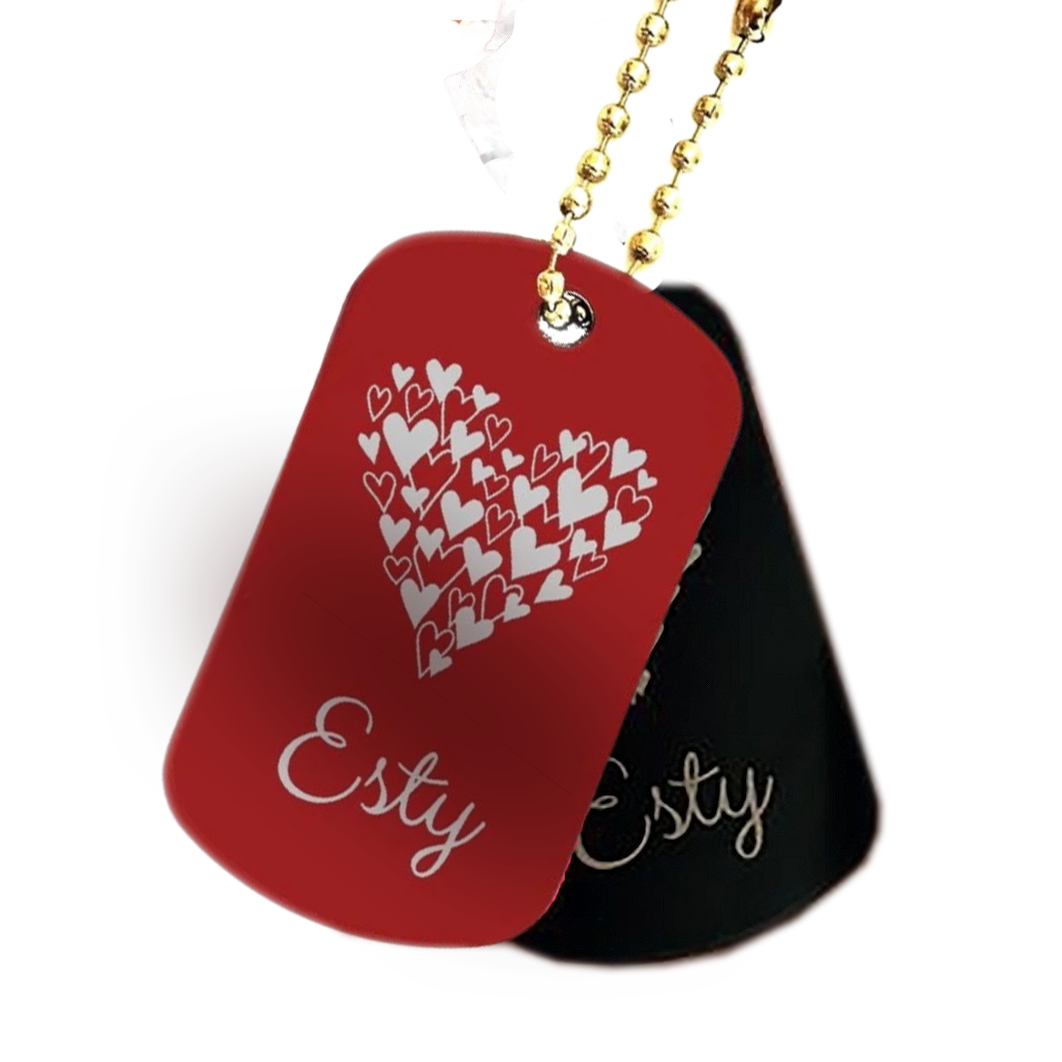 personal name tag/keychain - English - NAMEBITZ