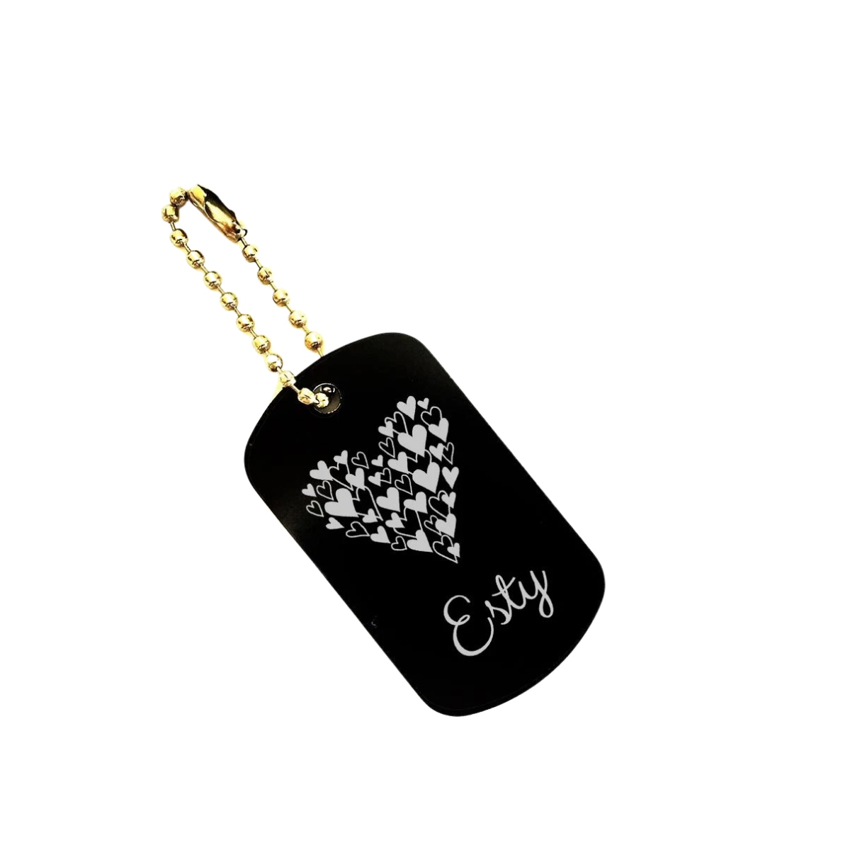 personal name tag/keychain - English - NAMEBITZ