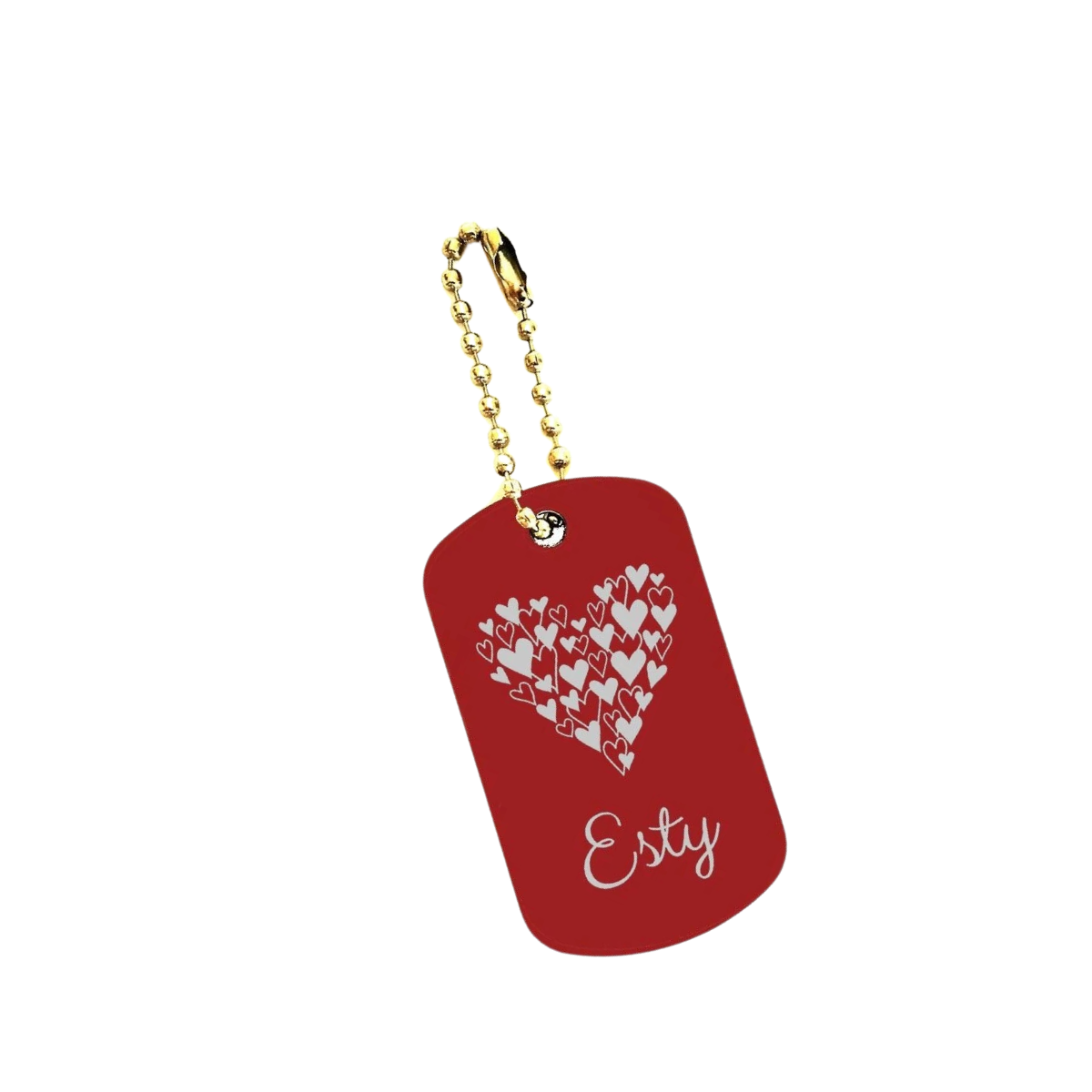 personal name tag/keychain - English - NAMEBITZ