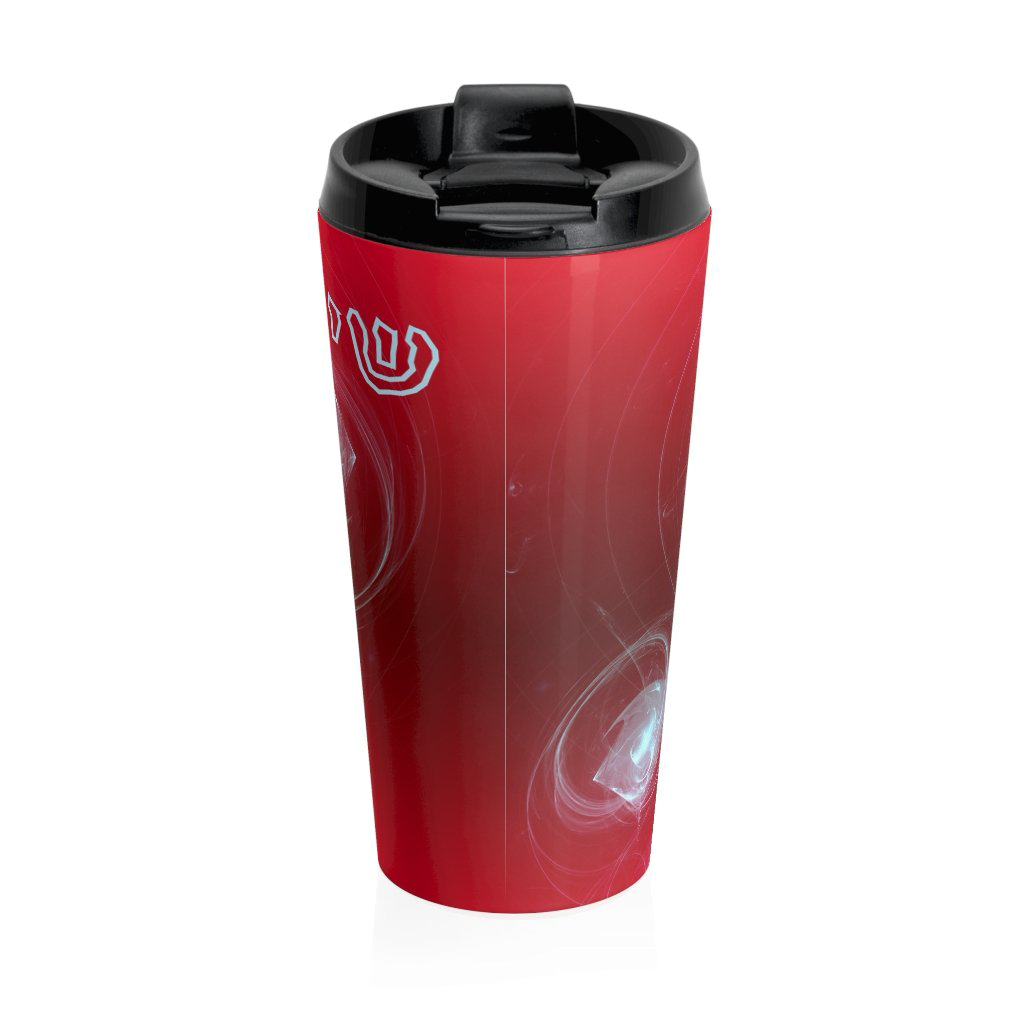 Red Print Travel Mug - NAMEBITZ