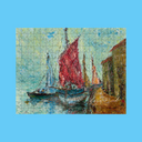 Boat Dock Custom Signature Puzzle - NAMEBITZ