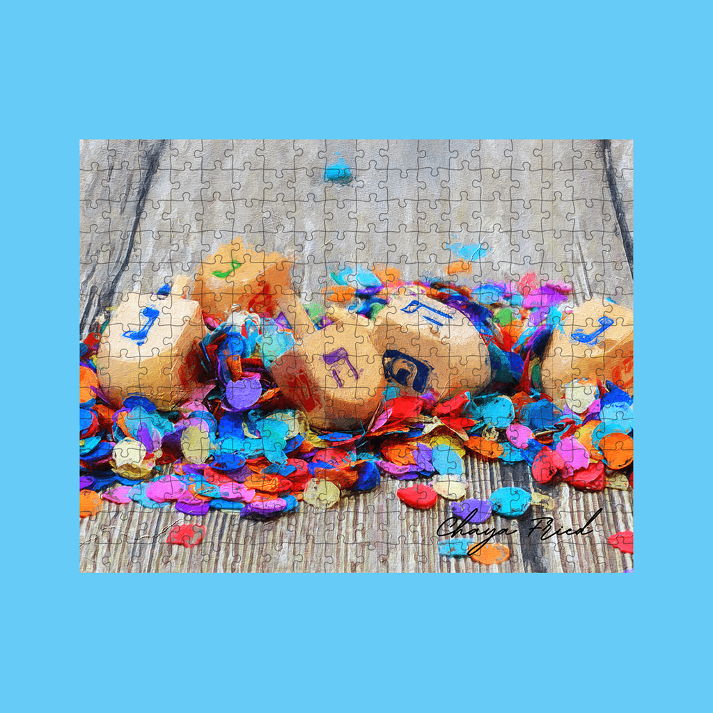 Dreidel Custom Signature Puzzle - NAMEBITZ