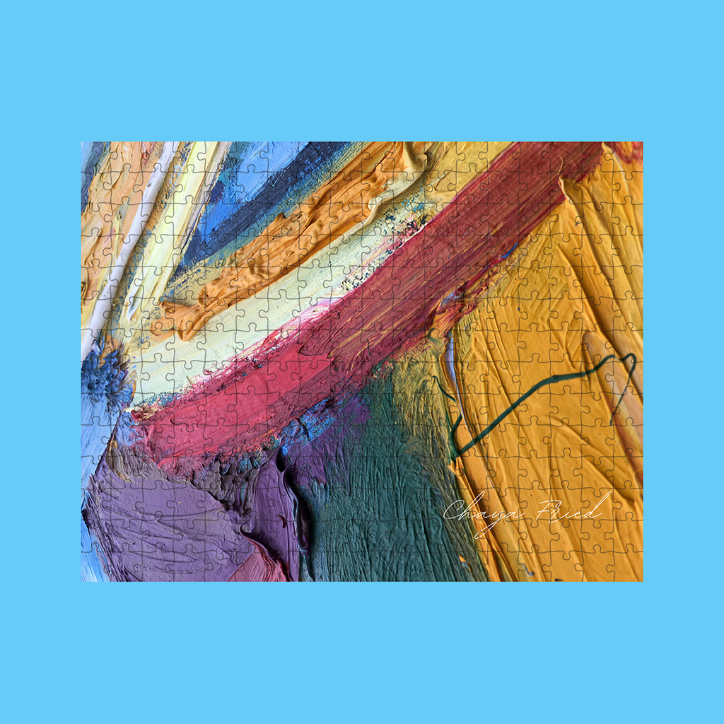 Modern Paint Custom Signature Puzzle - NAMEBITZ