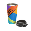 Colorful Geometric Travel Mug - NAMEBITZ