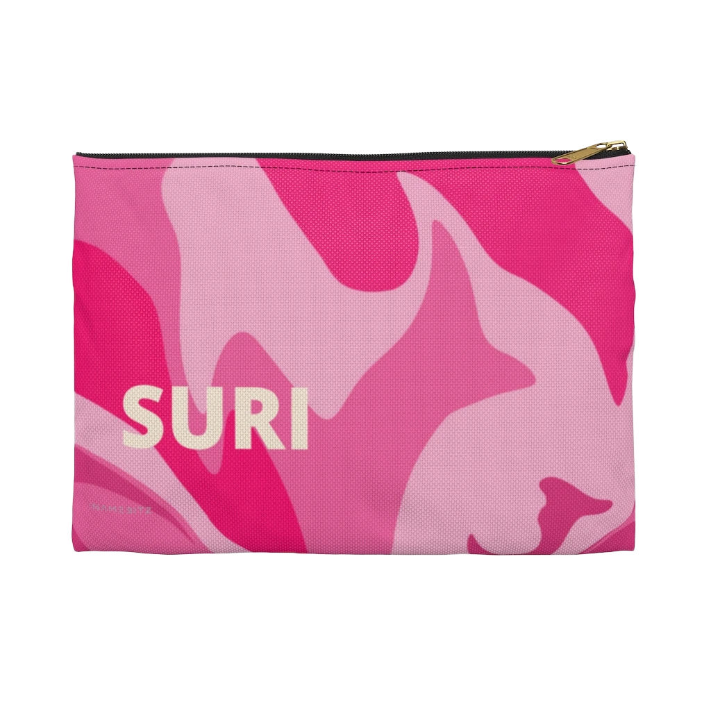Pink Print Pencil Case - NAMEBITZ