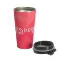Leather Look Travel Mug (All Stainless Steel) - NAMEBITZ