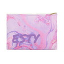 Pink Marble Pencil Case - NAMEBITZ