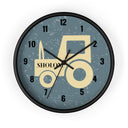 Tractor Wall Clock in Grey/Black - NAMEBITZ