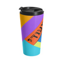 Colorful Geometric Travel Mug - NAMEBITZ