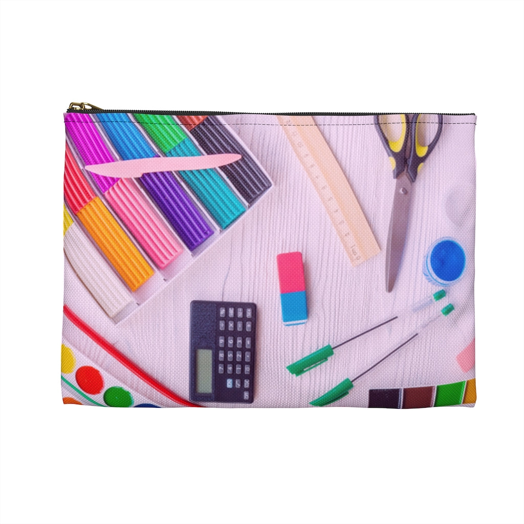 Pink Pencil Case with Paint Initial (See Coordinating Backpack) - NAMEBITZ