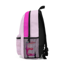 Pink Backpack with Paint Initial - NAMEBITZ