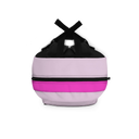 Pink Backpack with Paint Initial - NAMEBITZ