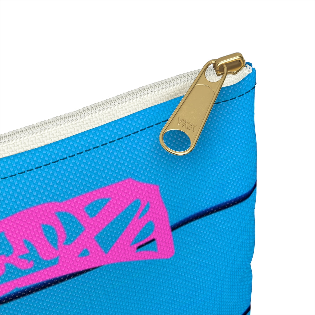 Blue Pencil Case with Pink Initial (See Coordinating Backpack) - NAMEBITZ