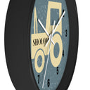 Tractor Wall Clock in Grey/Black - NAMEBITZ