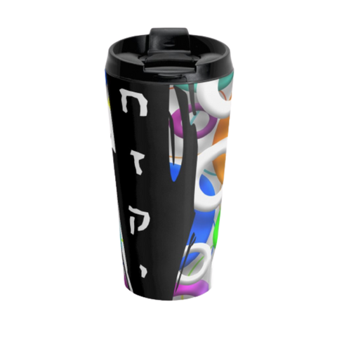 Overlapping Circles Travel Mug
