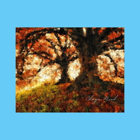 Fiery Trees Custom Signature Puzzle