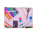 Pink Pencil Case with Paint Initial (See Coordinating Backpack) - NAMEBITZ